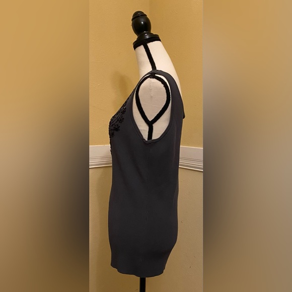 DG 2 Ladies Sweater Tank Top; Large; Dark Gray; NWOT. - Picture 3 of 8